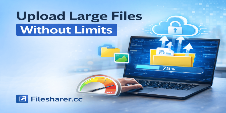 How to Upload and Share Large Files Online Without Limits