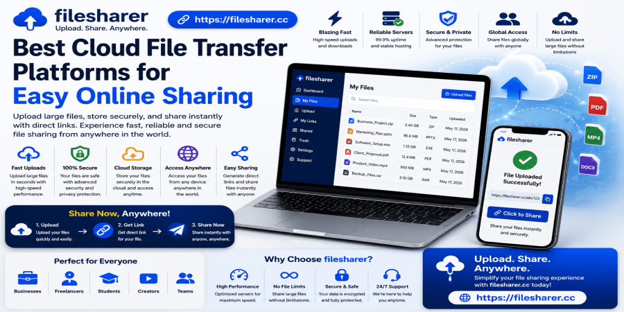 Best Cloud File Transfer Platforms for Easy Online Sharing