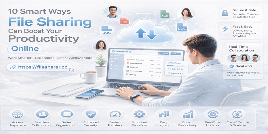 🚀 10 Smart Ways File Sharing Can Boost Your Productivity Online