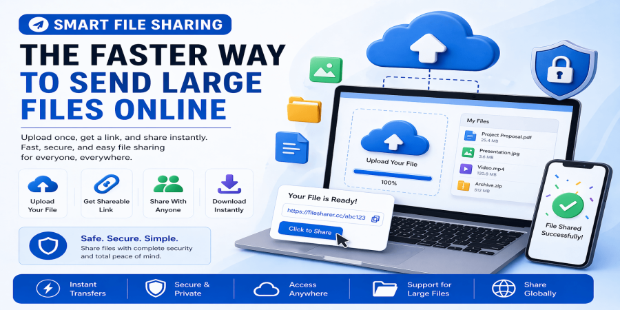 Smart File Sharing: The Faster Way to Send Large Files Online