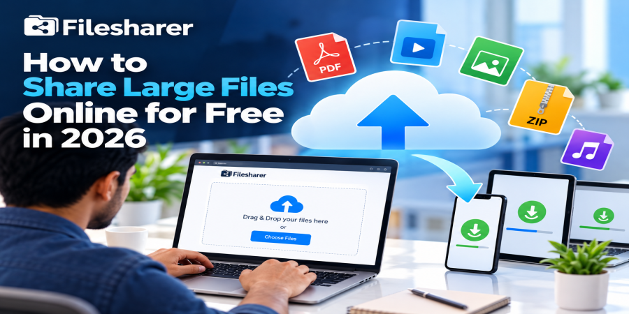 How to Share Large Files Online for Free in 2026: A Practical Beginner's Guide